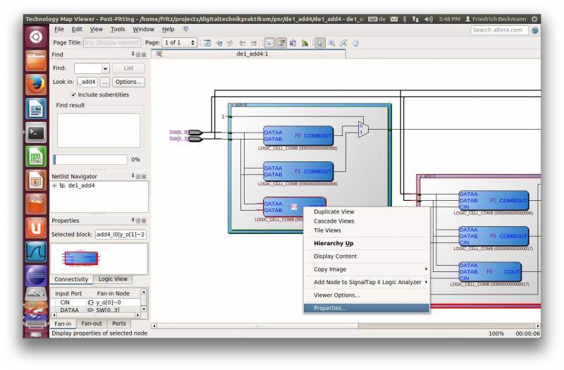  add4 Kontext Menu Properties