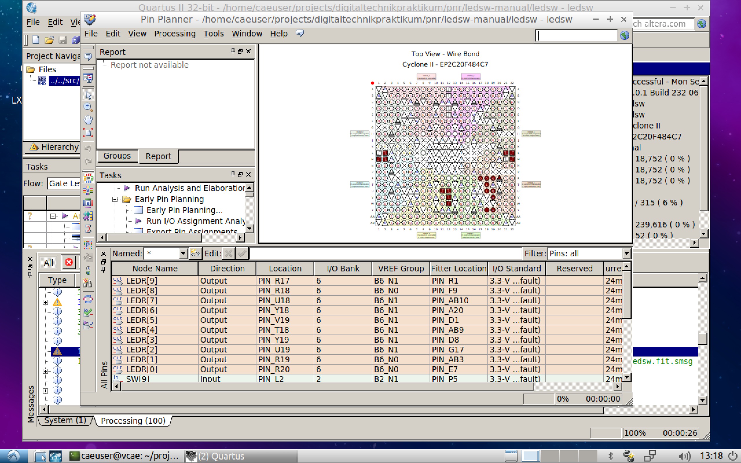  Quartus Pin Planner o.k.