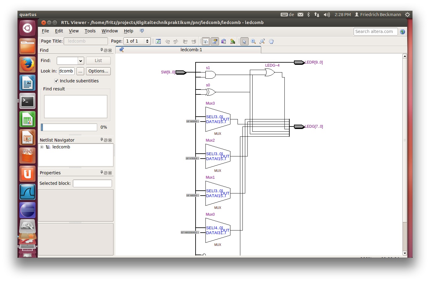  Quartus RTL Viewer