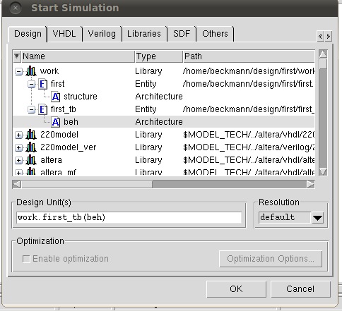 Modelsim Library Viewer