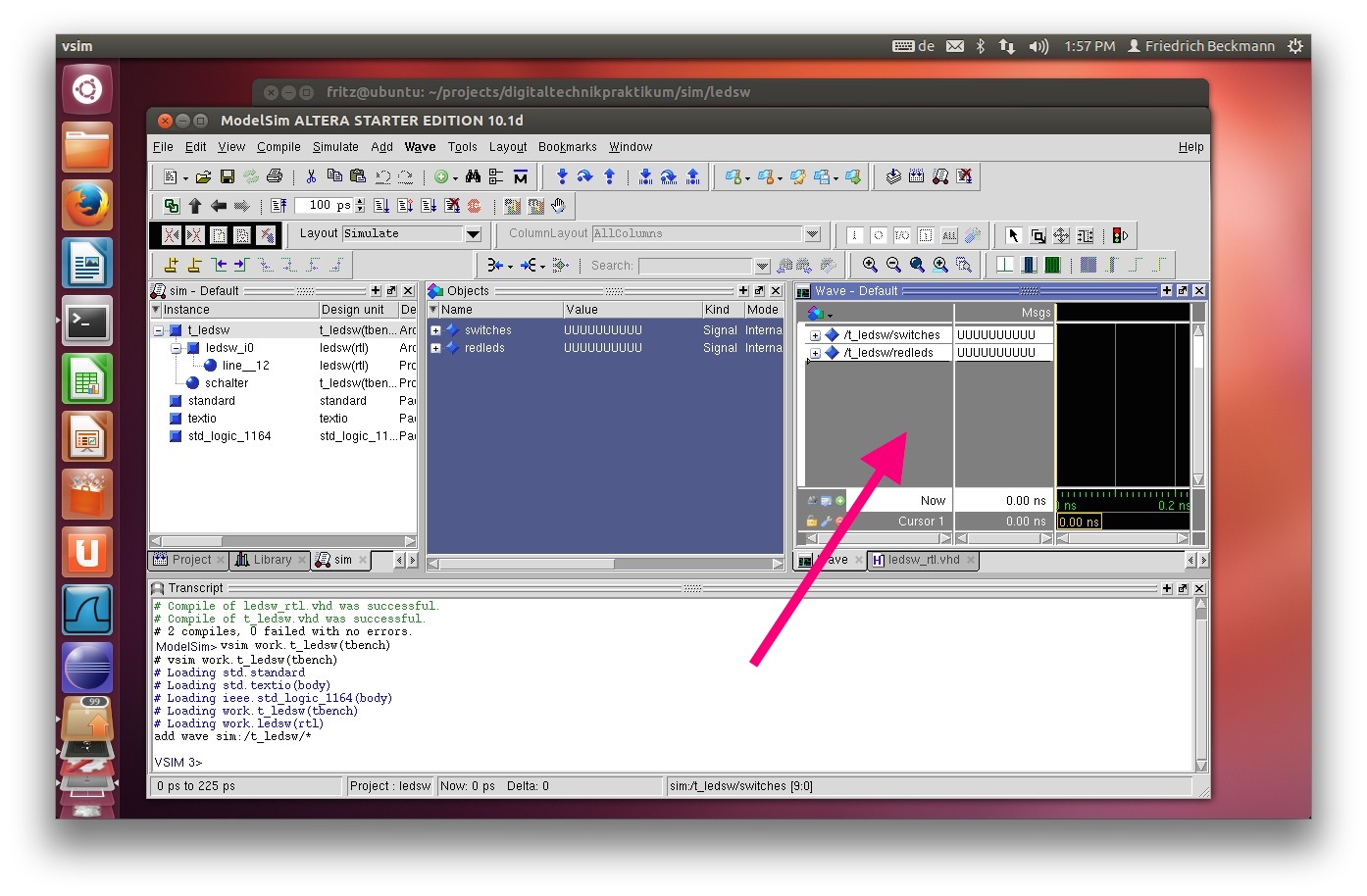  Modelsim Waveform View