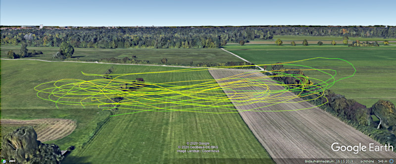 3D position plot for 2020-09-21