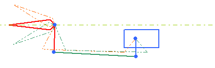 elevator linkage sketch, retrofitted version