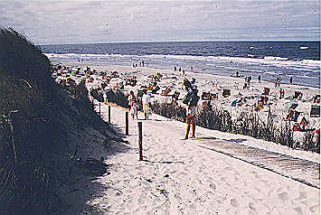 Am Strand von Langeoog