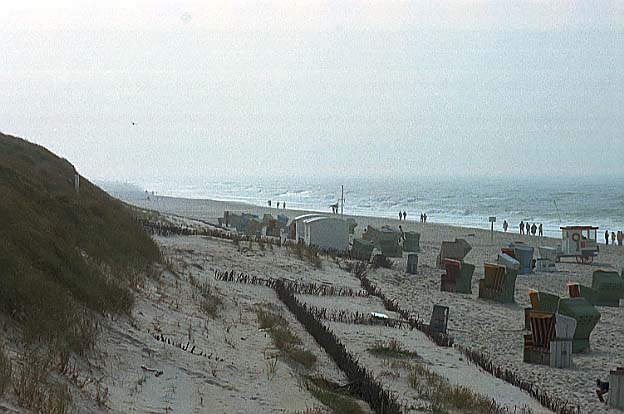 Am Südstrand von Westerland