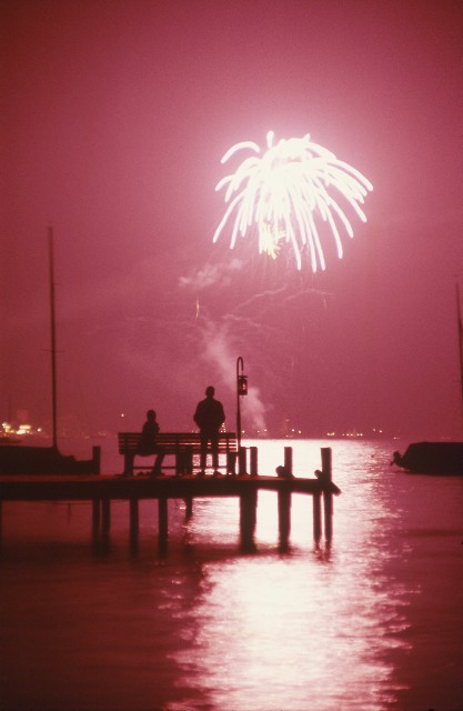 fireworks in Starnberg