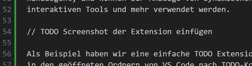 TODO Kommentar