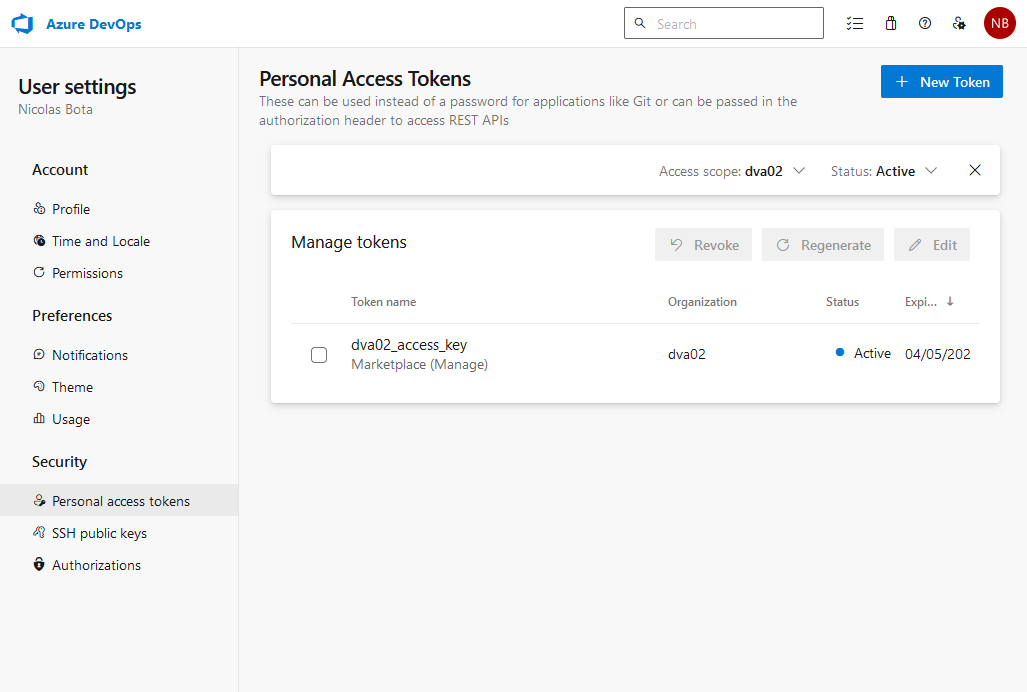 azure devops konto