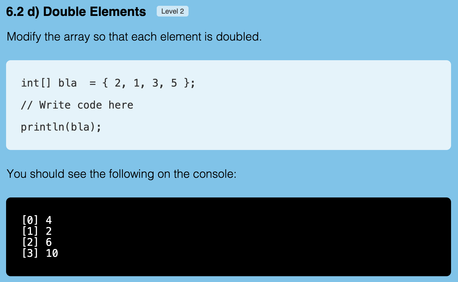 Exercise 6.2d Screenshot
