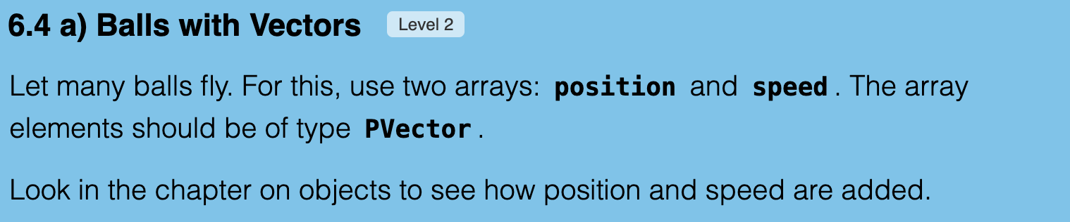 Exercise 6.4a Screenshot