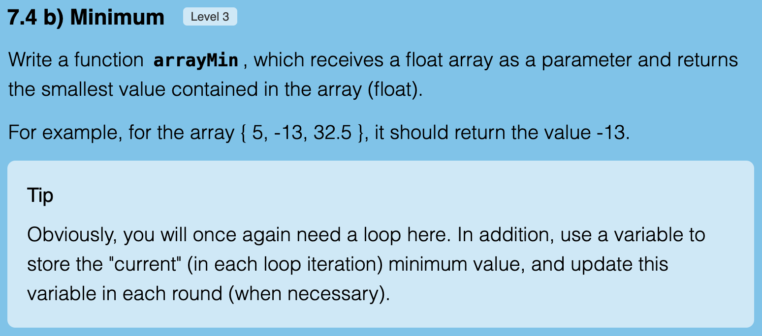 Exercise 7.4b Screenshot