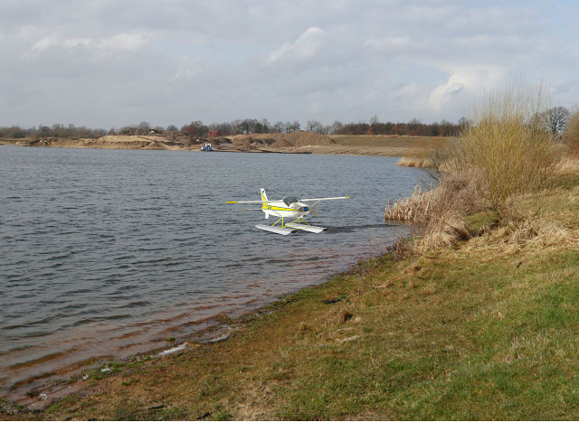 A gravel pit lake in Germany