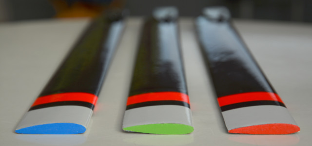 Main rotor blades, colored tips