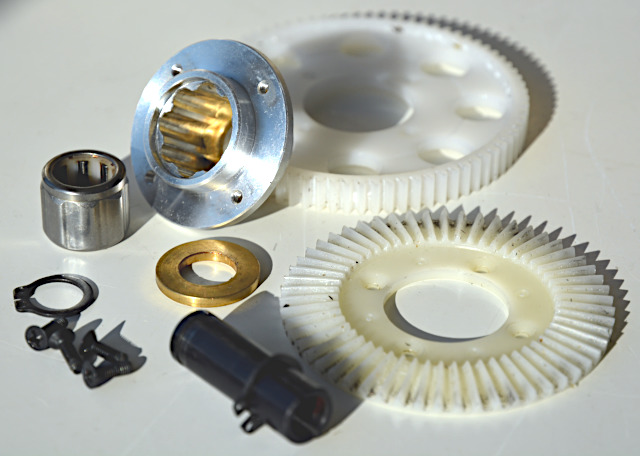 disassembled freewheel