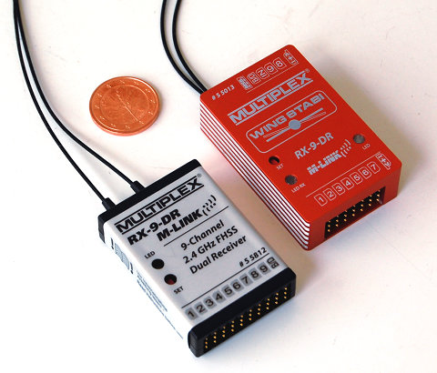 plain receiver and WingStabi compared