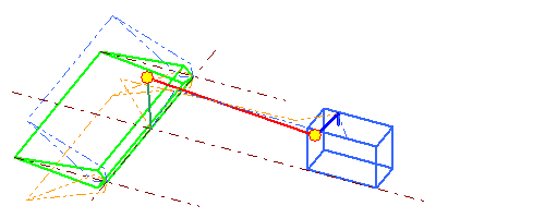 rudder linkage sketch, stock version