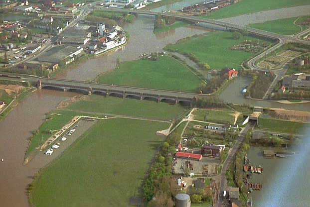 Kanalbr&uuml;cke &uuml;ber die Weser