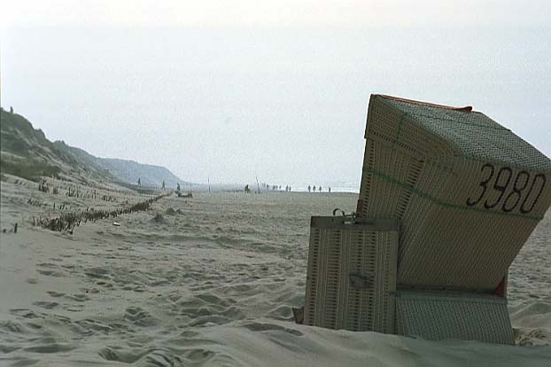 Am Strand s&uuml;dlich von Westerland