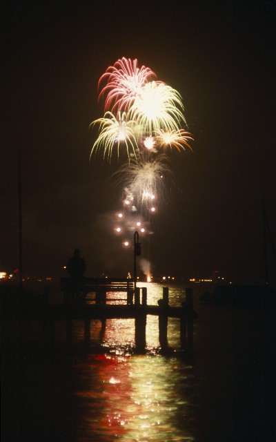 fireworks in Starnberg